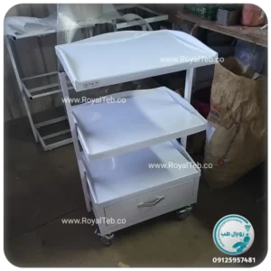 ترالی زیبایی یک کشو RT03 (رویال طب)