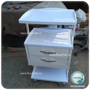 ترالی زیبایی دو کشو RT12 (رویال طب)