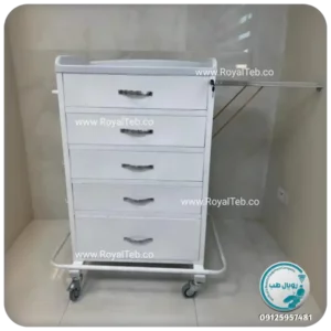 ترالی اورژانس پنج کشو TCOD02 (رویال طب)