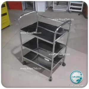 ترالی پانسمان استیل TPS02 (رویال طب)